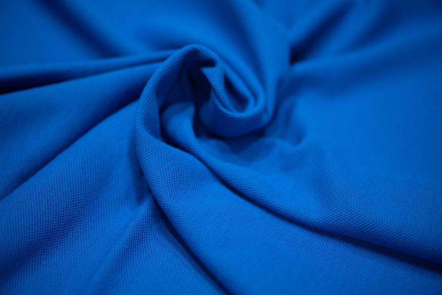 CVC珠地网眼棉涤混纺速干针织休闲运动t恤polo衫面料